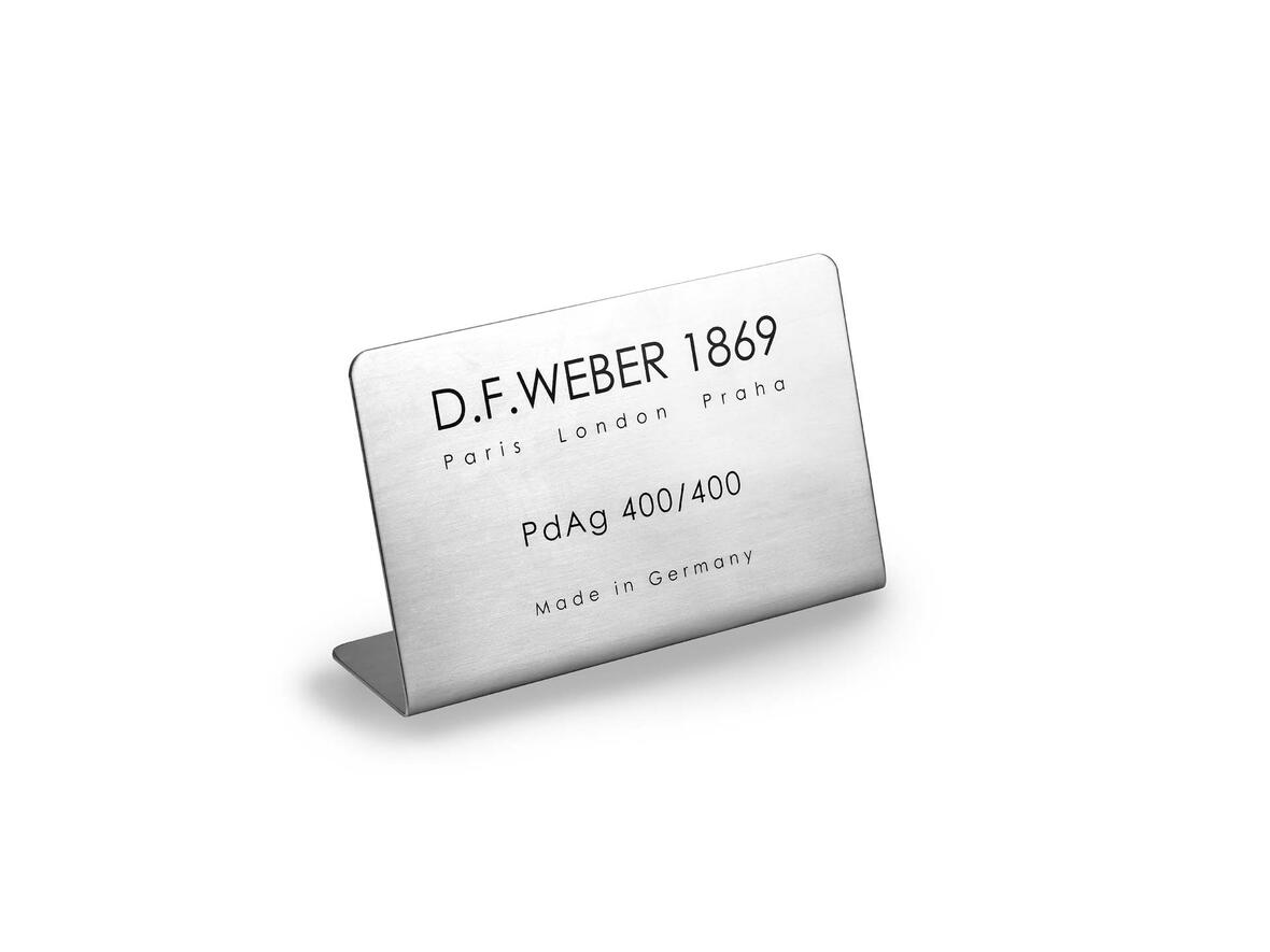 D.F.Weber Display in stainless steel