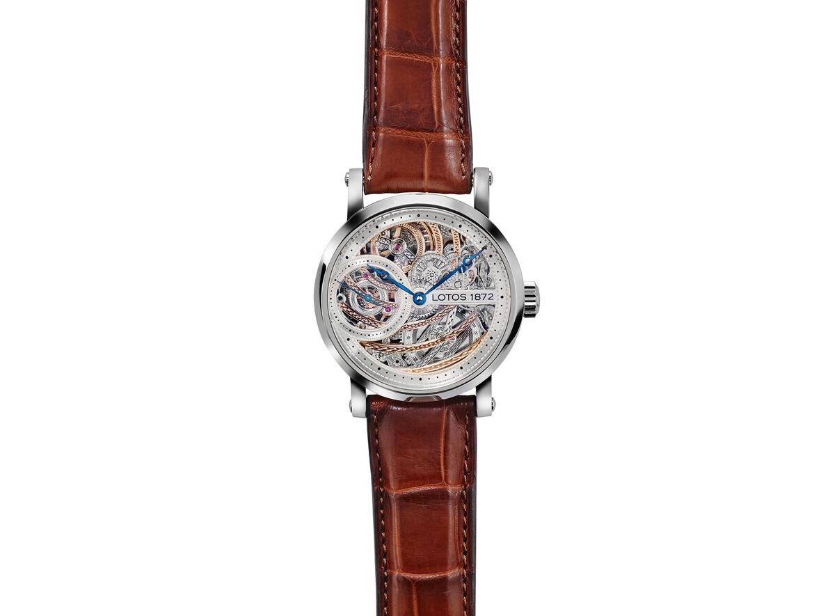Rose Skeleton Watch - Unique Piece in Stainless Steel