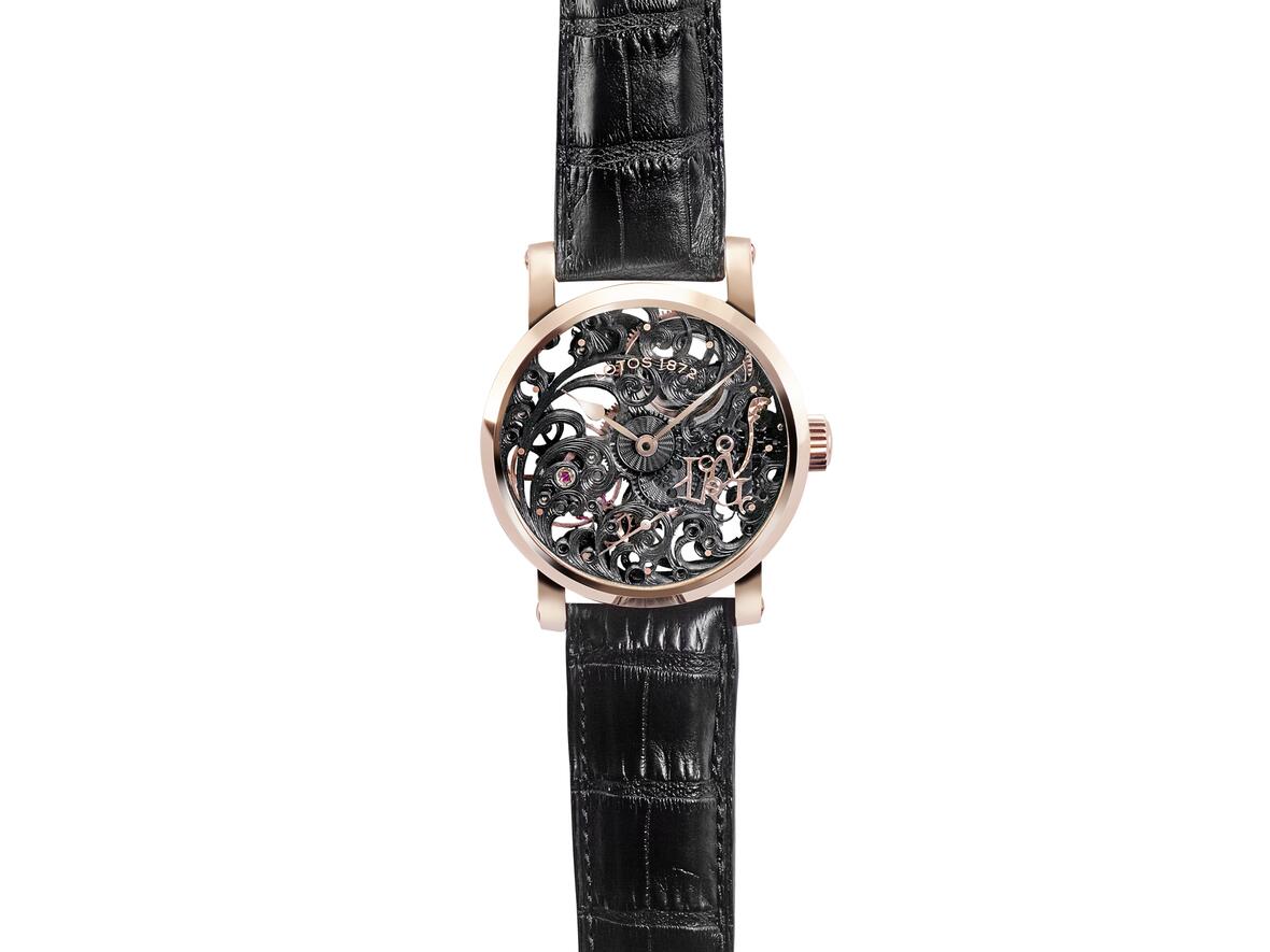 Skeleton Watch - Unique Piece in Rosegold 18kt
