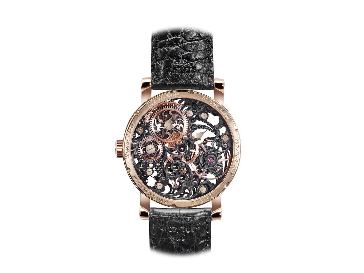 Skeleton Watch - Unique Piece in Rosegold 18kt